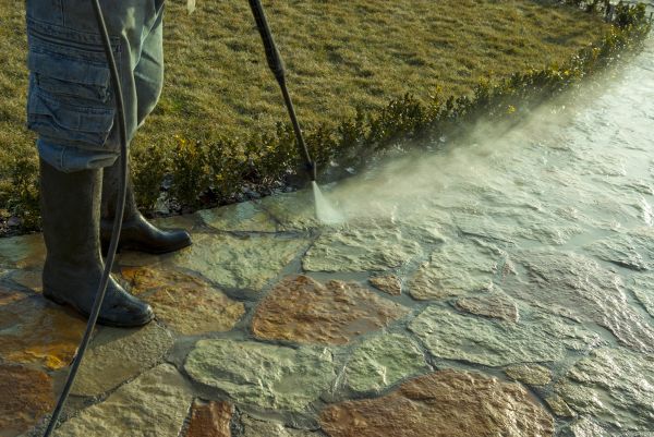 Stone Power Washing in Richmond