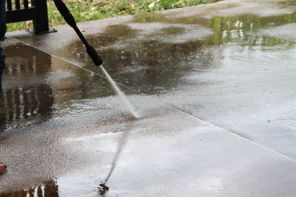 Concrete Deck Cleaning in Richmond